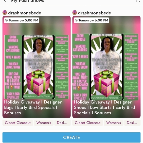 LIKE NOTIFICATIONS OF SPECIAL POSH SHOWS I Giveaways I Free GIFTS IFREE Bonuses - Picture 8 of 17